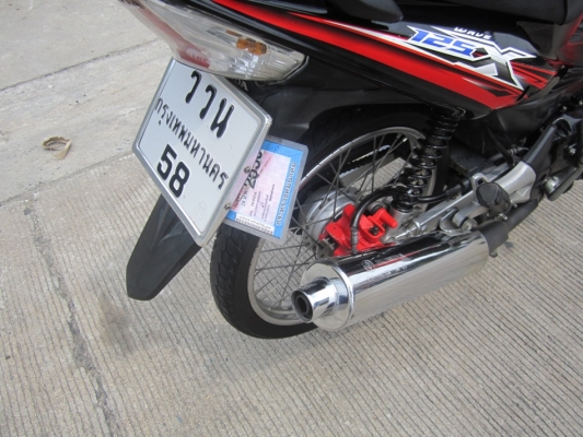 ขายด่วนwave x125ดิสแบรกหน้าหลังปี52เครื่องดีเดิมๆชุดโอนครบ