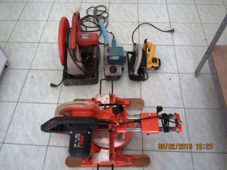เครื่่องขัดกระดาษทรายMakita,เครื่องตัดไฟเบอร์Maktec,เครื่องตัดองศา,เลื่อยวงเดือน