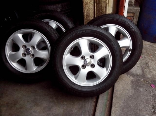 แยกได้ mag vios+ยาง nitto 185 65 14 ยางเหมือนใหม่