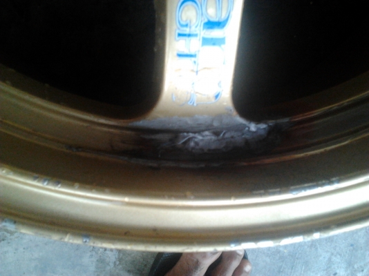 ล้อแท้ 5รู100    1คู่  มีซ่อม