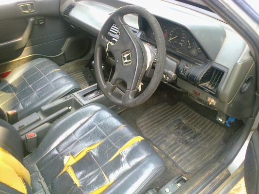 HONDA ACCORD EX 2.0 AT ปี 89 เกียร์ออโต้ ติดแก๊ส LPG ครบพร้อมประหยัดดี ภายในเก๋งคอนโซลครบพร้อม แอร์ พวงมาลัยเพาเวอร์ กระจกไฟฟ้าขึ้นทุกบาน ช่วงล่างดี ยางสภาพดีพร้อมใช้งาน ทะเบียนขาดปี 1 ปี ราคาต่อรองได้ครับ