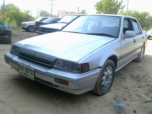 HONDA ACCORD EX 2.0 AT ปี 89 เกียร์ออโต้ ติดแก๊ส LPG ครบพร้อมประหยัดดี ภายในเก๋งคอนโซลครบพร้อม แอร์ พวงมาลัยเพาเวอร์ กระจกไฟฟ้าขึ้นทุกบาน ช่วงล่างดี ยางสภาพดีพร้อมใช้งาน ทะเบียนขาดปี 1 ปี ราคาต่อรองได้ครับ