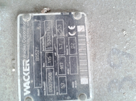 ขายเครื่องตบดิน wacker เพิ่งมาจากญี่ปุ่น