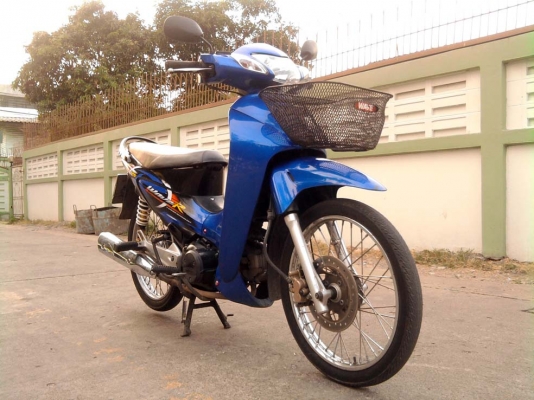 ขออนุญาติขาย HONDA WAVE 125R U-Box  มือเดียว สีน้ำเงินดำ