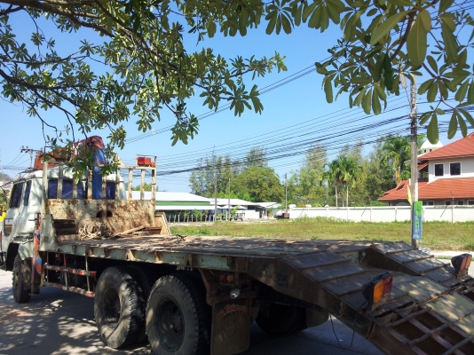 HINO 3 ใบปัด10ล้อท้ายลาดติดเครน5ตันพร้อมใช้