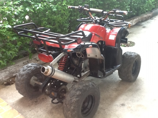 ขายรถATV เครือง110ccท้อสแตนเลสเเต่งเสียงเพราะ เเฮนบาเเต่งง