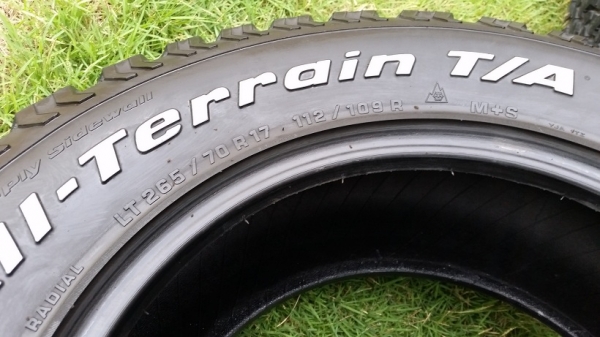 ขายยาง BF All Terrain 265/70R17 ขายยาง BF All Terrain 265/70R17