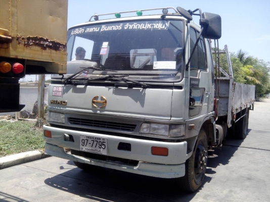 หกล้อติดเครน HINO FF195 แรง เครน3ตัน ช่วงยาว7.20ม สภาพพร้อมใช้งาน ทะเบียนพร้อมโอน (((ราคา 680,000บ)))