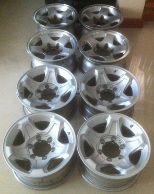 ล้อ JRD ขอบ15 6รู139 ไม่มีซ่อม ขอบหนา