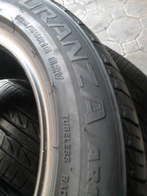 185/55R15 BRIDGSTONE TURANZA AR-10 ปี 2012 ชุด 4 เส้น Tel.081-427-3941 185/55R15 BRIDGSTONE TURANZA AR-10 ปี 2012 ชุด 4 เส้น Tel.081-427-3941