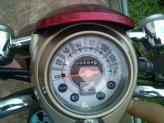 honda scoopy 110i สีแดงน้ำตาล ปี53 เครื่องดี 18,000