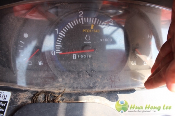 รถ kubota L3608 + ใบมีดคานล่าง