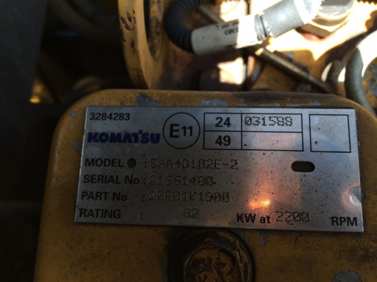 Komatsu PW130-7K ปี 2005 นำเข้าจากยุโรป ถึงไทยแล้ว สวยมาก ขายราคาถูกครับ