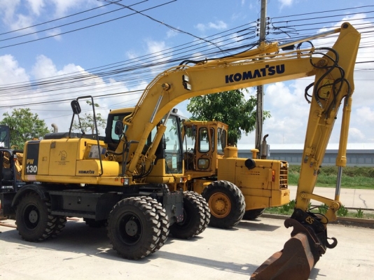 Komatsu PW130-7K ปี 2005 นำเข้าจากยุโรป ถึงไทยแล้ว สวยมาก ขายราคาถูกครับ