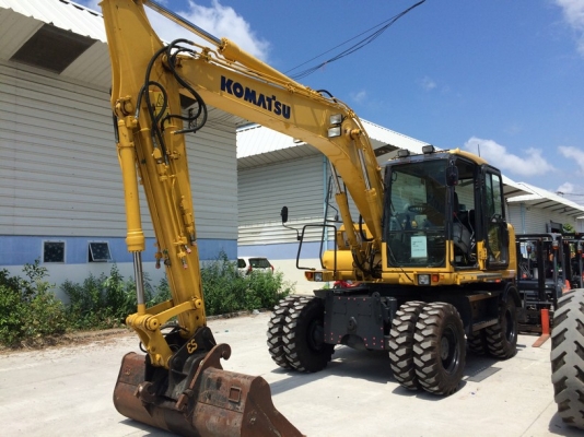 Komatsu PW130-7K ปี 2005 นำเข้าจากยุโรป ถึงไทยแล้ว สวยมาก ขายราคาถูกครับ