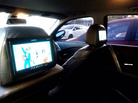 BMW 520i  ปี04    แต่งเครื่องเสียง  จอหน้า  เบาะหนัง