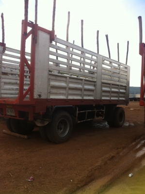 รถบรรทุกพ่วงแม่ลูก 18 ล้อ HINO กระบะบรรทุกข้างเสริม FM227  ปีจดทะเบียน 2535 220 แรงม้า