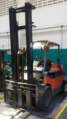Toyota Battery forklift 7FB40 ปี 2007 อยากขายตัดด่วน เสา 5 เมตรครับ