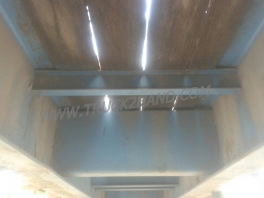 หางพื้นเรียบยาว 12 เมตร ต่ออู่พนัส จดทะเบียนปี 46 เลขคัชซี P36-1296 แบบรุ่น PS2-SC1200A น๊อต 8 ตัว ยาง 10.00-20 / 2 เพลา