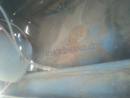 หางพื้นเรียบยาว 12 เมตร ต่ออู่พนัส จดทะเบียนปี 46 เลขคัชซี P36-1296 แบบรุ่น PS2-SC1200A น๊อต 8 ตัว ยาง 10.00-20 / 2 เพลา