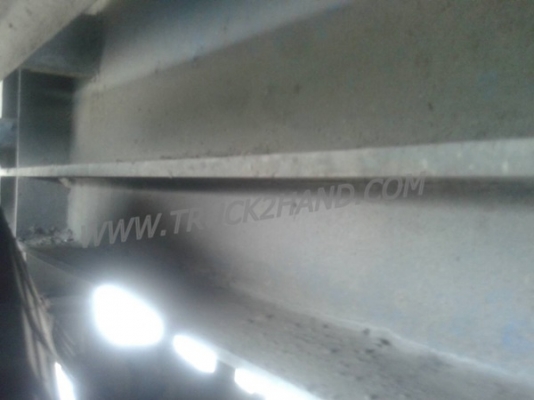 หางพื้นเรียบยาว 12 เมตร ต่ออู่พนัส จดทะเบียนปี 46 เลขคัชซี P36-1296 แบบรุ่น PS2-SC1200A น๊อต 8 ตัว ยาง 10.00-20 / 2 เพลา