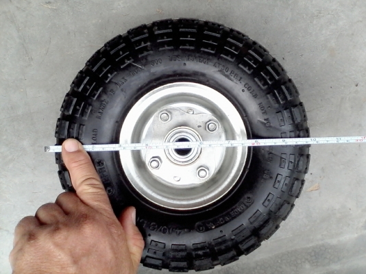 ล้อยางสารพัดประโยชน์ แบบเติมลมได้ 4.10/3.50 - 4 เพลา 5/8" ล้อยางสารพัดประโยชน์ แบบเติมลมได้ 4.10/3.50 - 4 เพลา 5/8"