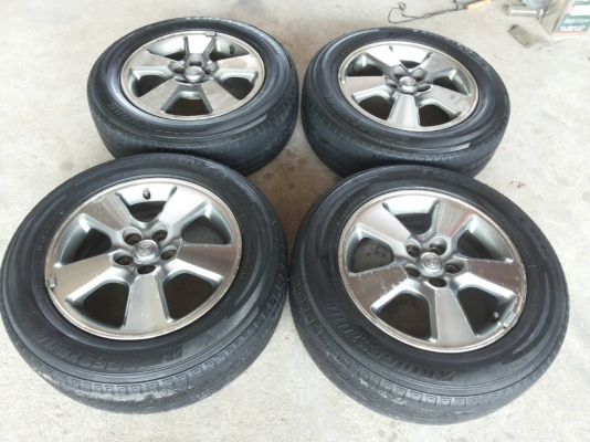 ล้อเดิม TOYOTA WISH ขอบ15 พร้อมยางปี12 ล้อเดิม TOYOTA WISH ขอบ15 พร้อมยางปี12