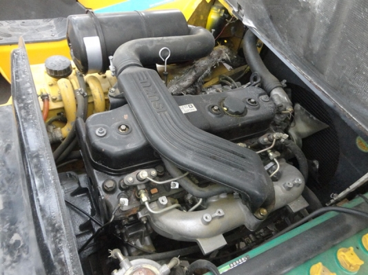 ขายรถโฟล์คลิฟท์ดีเซล tcm ขนาด2.5 ตัน เกียร ออโต้เสาสูง 4เมตร