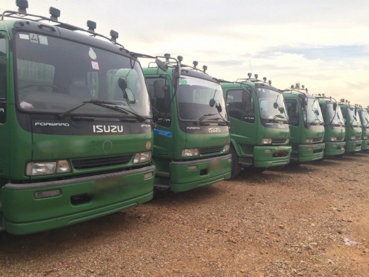 รถอีซูซุ 6 ล้อดั้ม 200 แรงม้า. ปี 50  ( ขาย หัว , คัชซี. )   ,  ( มีขาย 30 คัน. )     สนใจติดต่อ  081 - 6079515