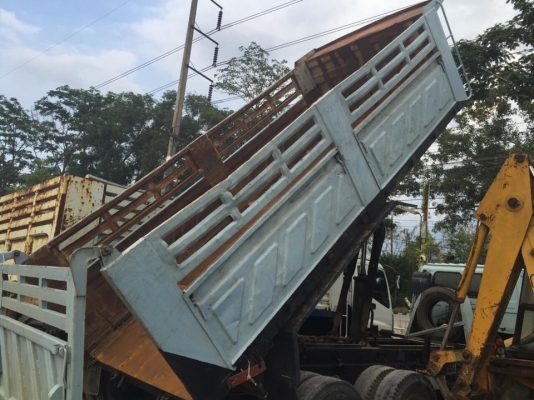 ขายกระบะดั้มครบชุด SMM สามมิตรปี 2539 ลอนเฉียง สภาพดี พื้นเรียบ ยกลงจากสิบล้อ ISUZU