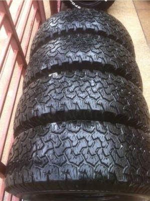 ยาง BF goodrich 285/75/16 ปี11 ลงพื้นปี13 ดอกติดหนวด