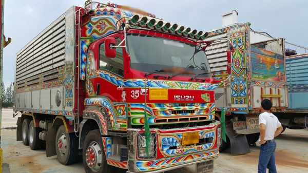 ขายดาวน์รถพ่วง 24 ล้อ แม่-ลูก กระบะเนียมคอกเกษตรดั้ม ISUZU 360 ปี.56 วิ้ง.100000  กว่ากิโล ขายดาวน์ถูกๆ850000 สนใจรีบจองด่วน