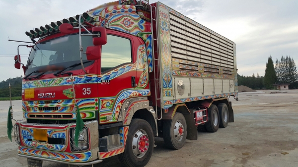 ขายดาวน์รถพ่วง 24 ล้อ แม่-ลูก กระบะเนียมคอกเกษตรดั้ม ISUZU 360 ปี.56 วิ้ง.100000  กว่ากิโล ขายดาวน์ถูกๆ850000 สนใจรีบจองด่วน