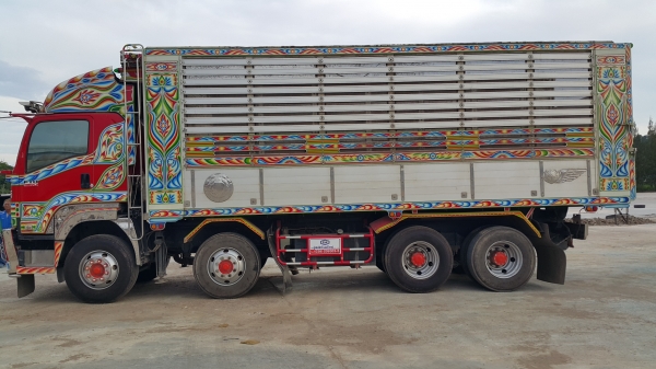 ขายดาวน์รถพ่วง 24 ล้อ แม่-ลูก กระบะเนียมคอกเกษตรดั้ม ISUZU 360 ปี.56 วิ้ง.100000  กว่ากิโล ขายดาวน์ถูกๆ850000 สนใจรีบจองด่วน