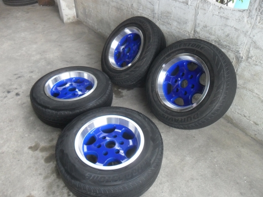 ล้อแม็ก 15นิ้ว 6รู พร้อมยาง สวยๆ 4 ล้อ ราคา 6300 บาท ล้อแม็ก 15นิ้ว 6รู พร้อมยาง สวยๆ 4 ล้อ ราคา 6300 บาท