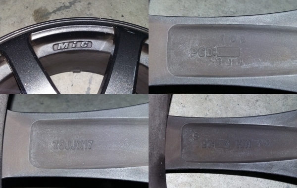 ล้อลาย,Emotion XT7 17X7.5 ET40 5/108-114.3ชุด 7,800