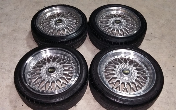 ล้อ,BBS"RS 17X7.5 Off27 5/120-114.3 สภาพเดิมๆ 13,800