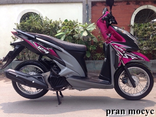 ขายClick 125i รุ่น Racing combi-brake สีชมพูดำ ปี2014
