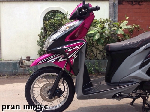 ขายClick 125i รุ่น Racing combi-brake สีชมพูดำ ปี2014