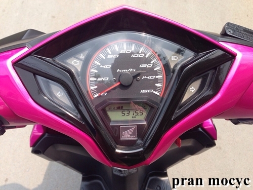 ขายClick 125i รุ่น Racing combi-brake สีชมพูดำ ปี2014