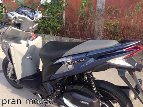 ขายclick125i idling stopสีน้ำเงินดำ ปี2557