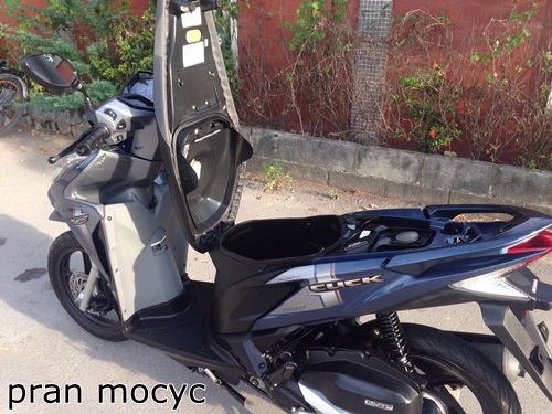 ขายclick125i idling stopสีน้ำเงินดำ ปี2557