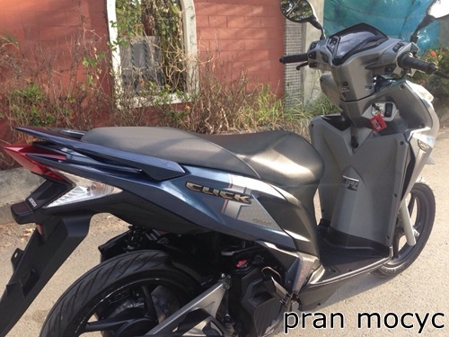 ขายclick125i idling stopสีน้ำเงินดำ ปี2557
