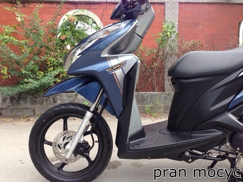 ขายclick125i idling stopสีน้ำเงินดำ ปี2557