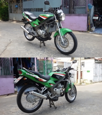 Kawasaki Victor 150cc มือเดียว จดปี2540 ภาษีเต็มปี เลขโครง+เครื่องตรงเล่ม พร้อมโอน สีทำใหม่ ล้อหน้า-หลังขึ้นใหม่ ยางใหม่ 18,000 บาท