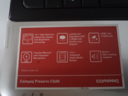 ขาย Notebook Compaq Presario CQ40 ขาย Notebook Compaq Presario CQ40