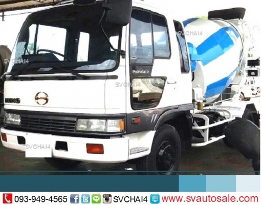 6 ล้อ โม่ปูน 195 แรง 3 คิว ลูกโม่ใหม่