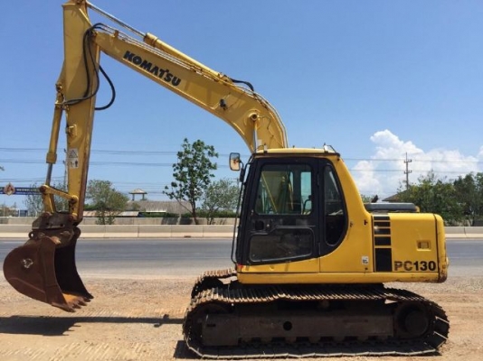 ขายรถแบคโฮ KOMATSU PC130-6 ปี 2002 ไฟฟ้าครบ บูม อาร์มยาวพิเศษ สภาพสวยพร้อมใช้ นำเข้าจากญี่ปุ่น มีVDOการทำงานครับ