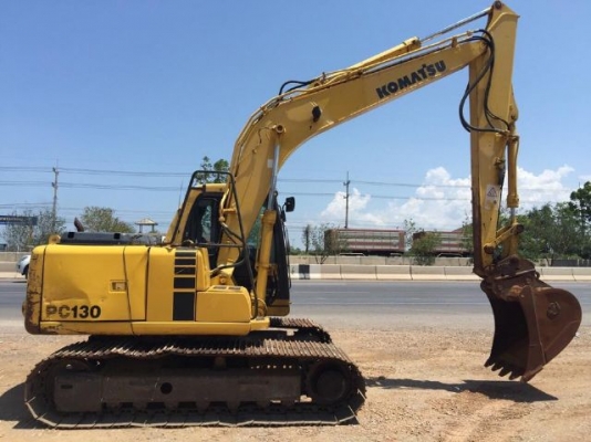 ขายรถแบคโฮ KOMATSU PC130-6 ปี 2002 ไฟฟ้าครบ บูม อาร์มยาวพิเศษ สภาพสวยพร้อมใช้ นำเข้าจากญี่ปุ่น มีVDOการทำงานครับ
