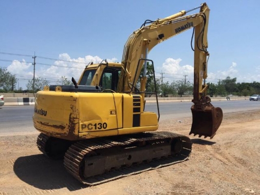 ขายรถแบคโฮ KOMATSU PC130-6 ปี 2002 ไฟฟ้าครบ บูม อาร์มยาวพิเศษ สภาพสวยพร้อมใช้ นำเข้าจากญี่ปุ่น มีVDOการทำงานครับ